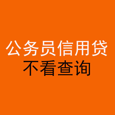 武陟公务员信用贷款